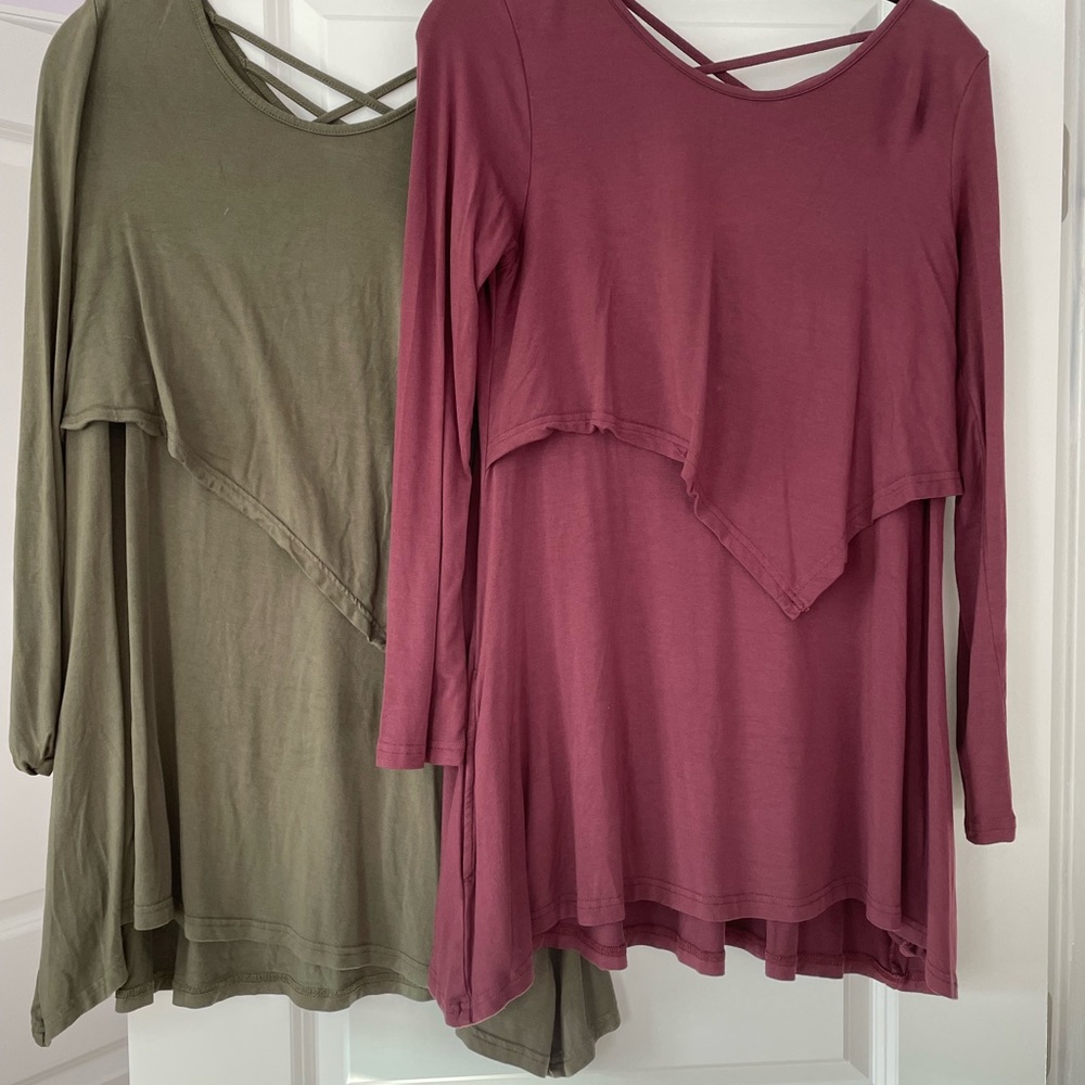 Latched Mama Nursing Tunics (2)
